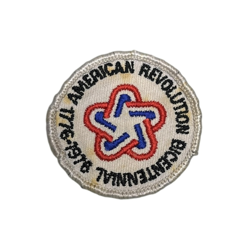 American Revolution Bicentennial Patch 1776-1976 Discoloration